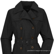 Achat en ligne Inde Grande taille Femmes Vêtements Double Breasted Manteau de femme Manteau d&#39;hiver décontracté